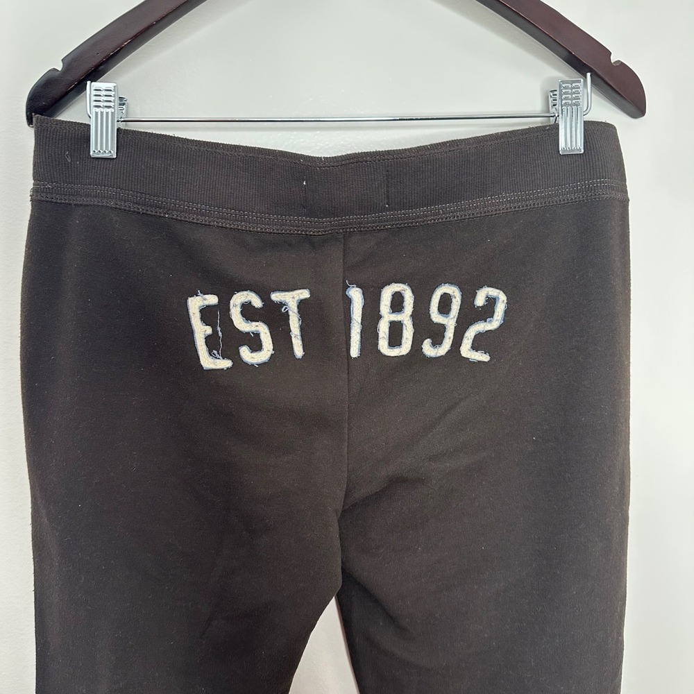 Abercrombie & Fitch Women's Sweatpants Brown Logo EST 1892 Perfect Stretch M - Picture 6 of 8